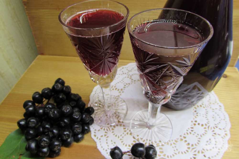 Рецепт вина из черноплодной рябины в домашних условиях с листьями вишни, яблоками и на спирту