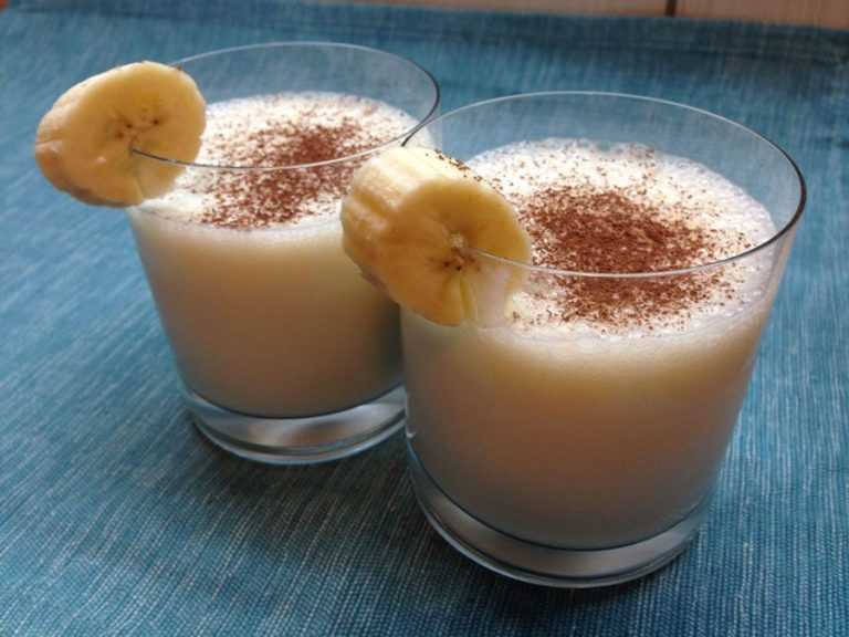 Как приготовить молочный коктейль с бананом по пошаговому рецепту с фото