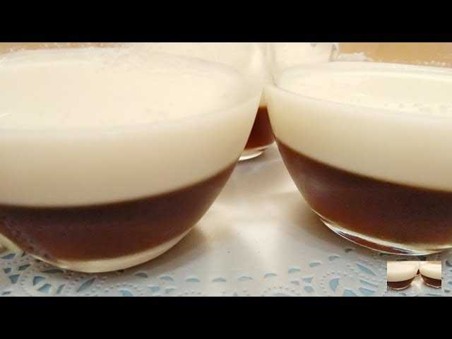 Молочно-кофейное желе рецепт с фото