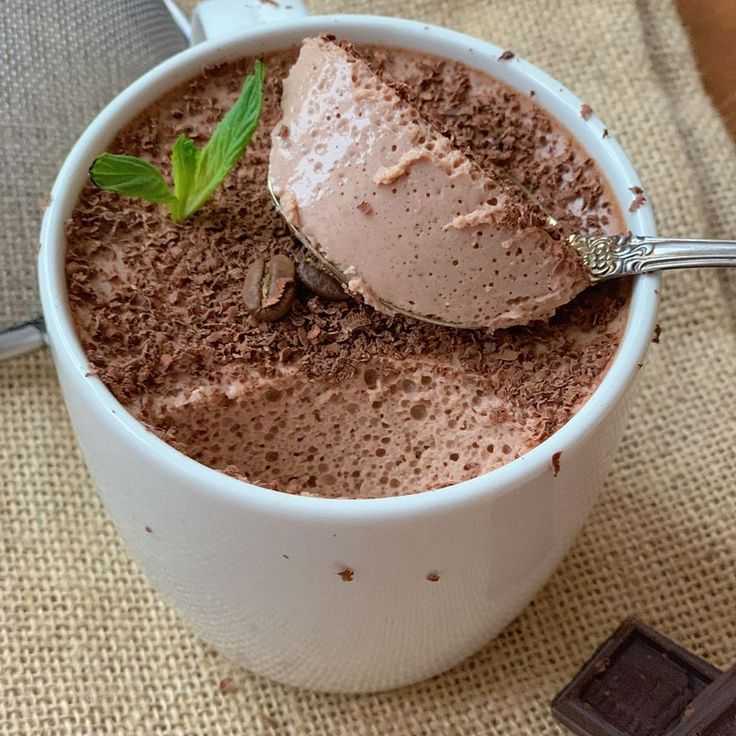 Творожно-шоколадный десерт