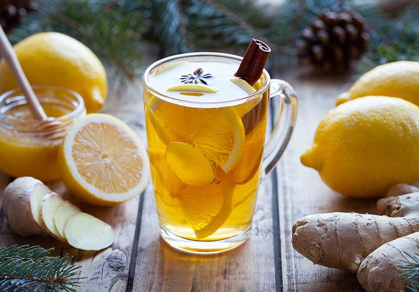 Как приготовить чай с имбирем и лимоном