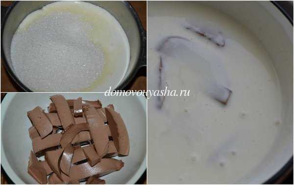 Приготовление желе из сметаны и какао - инградиенты для приготовления