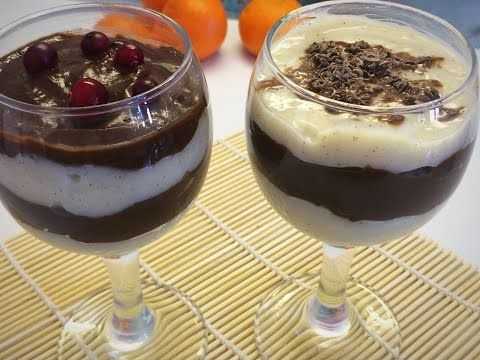 Нежный ванильно-шоколадный пудинг рецепт с фото и видео - 1000.menu