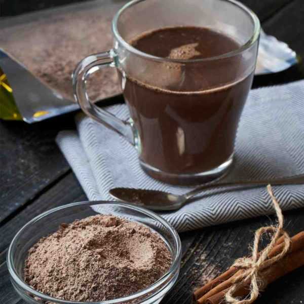 Рецепт горячий шоколад с миндалем и кокосом
