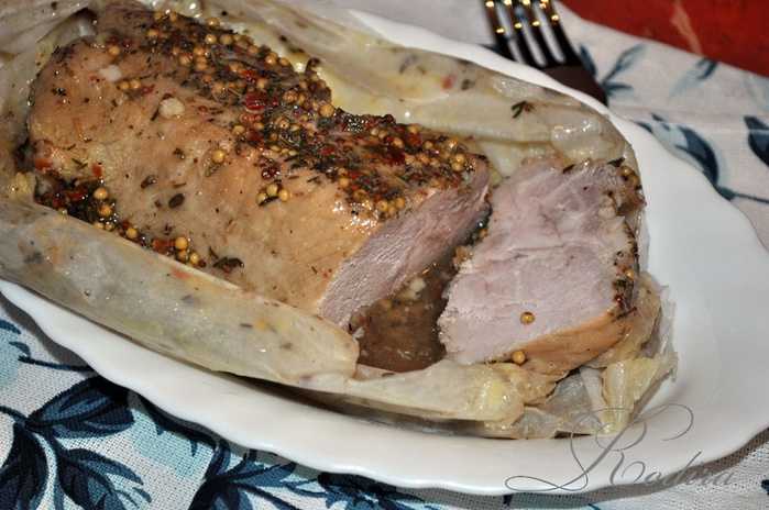 Свиной карбонад в духовке: запеченный в фольге, с картошкой, кусочками