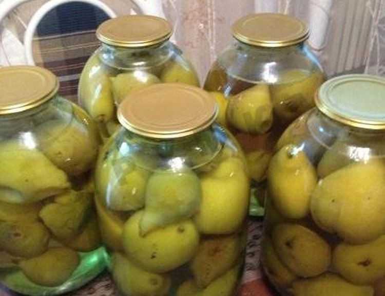 Компот из груш на зиму - простые рецепты без стерилизации с яблоками, сливами и лимоном