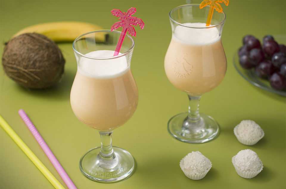 Безалкогольная «пина колада»: состав. как сделать коктейль без алкоголя с кокосовым молоком в домашних условиях. калорийность