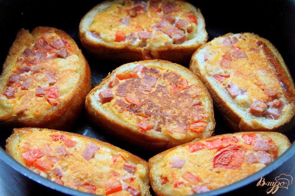 Бутерброды с яйцом и колбасой на сковороде - рецепт с фотографиями - patee. рецепты