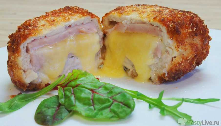 Классический рецепт кордон блю из курицы с ветчиной и сыром