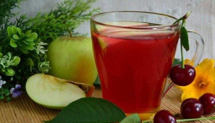Компот из вишни и яблок: подборка лучших рецептов на зиму