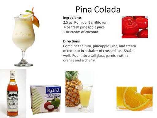 Коктейль пина колада — рецепт классической алкогольной pina colada в домашних условиях
