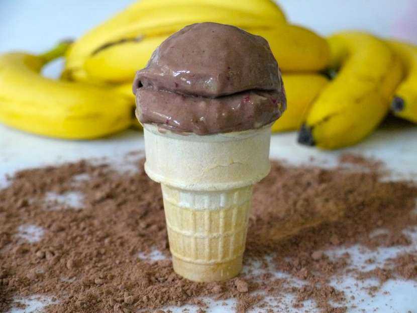Мороженое на бананах с шоколадно-ореховой крошкой рецепт с фото пошагово - 1000.menu