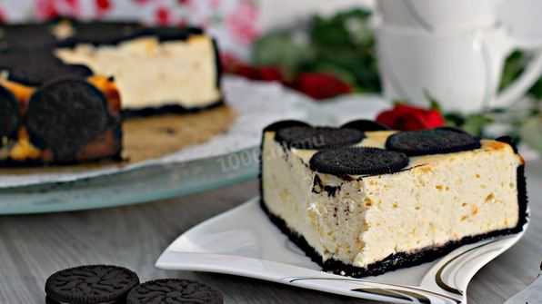 Торт чизкейк: рецепт с печеньем орео и шоколадом с фото пошагово