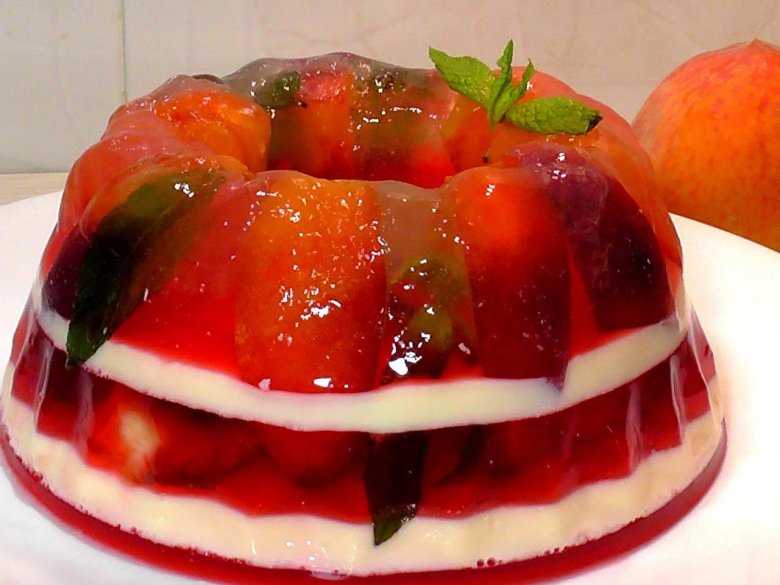 Желе из ягод с желатином: рецепт