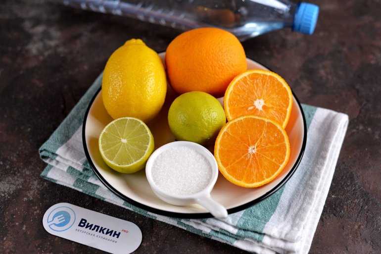 Лимонад из апельсинов, пошаговый рецепт с фото