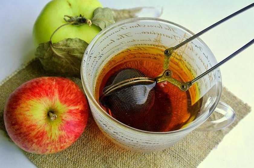 Полезные свойства и приготовление яблочного чая из яблок