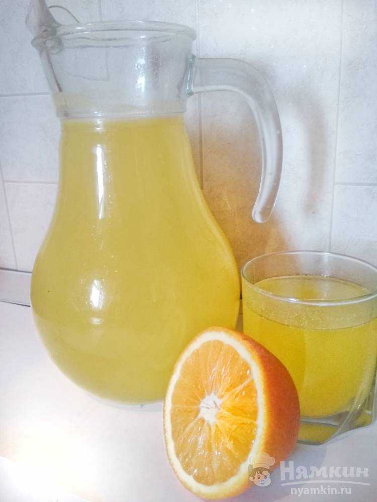 Праздничная выпечка из пудинга и апельсинового сока.