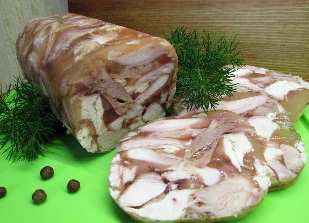 Как сделать прессованное мясо из свиной головы