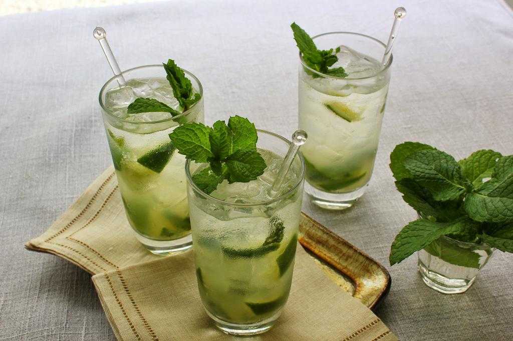 Алкогольный мохито - рецепты с ромом, джином, водкой, сиропом и клубникой