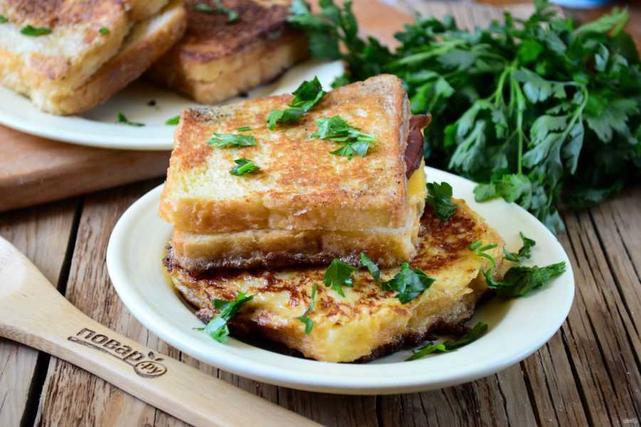 Французские тосты — пошаговый рецепт с фото