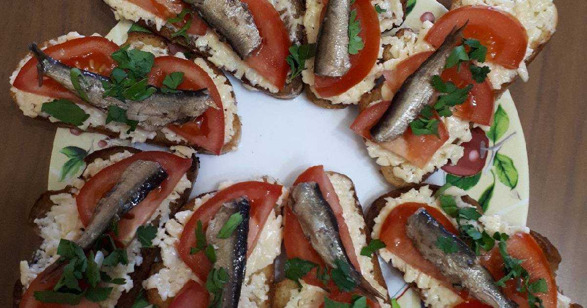 Бутерброды со шпротами и свежим огурцом рецепт с фото пошагово и видео - 1000.menu