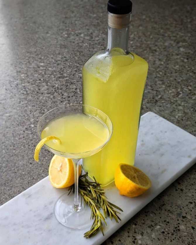 Лимонный ликер: рецепт и фото