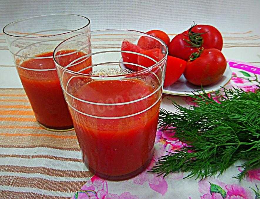 Сок из свежих красных помидоров с солью рецепт с фото - 1000.menu