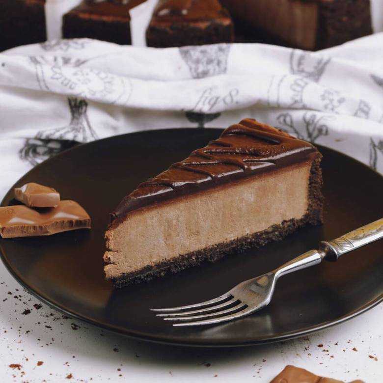 Шоколадный чизкейк из творога: рецепт с фото