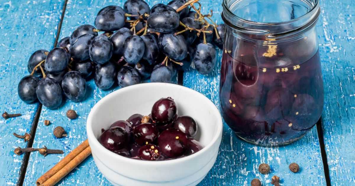 Маринованный виноград: 13 лучших пошаговых рецептов приготовления на зиму