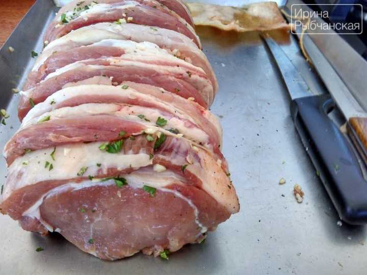 Карбонад свиной в духовке в фольге. пошаговый рецепт с фото