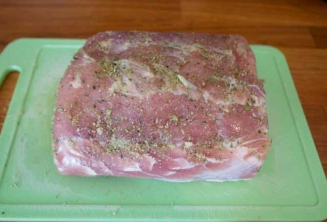 Карбонат свиной в рукаве в духовке рецепт с фото - 1000.menu