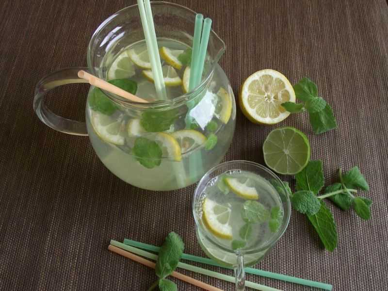 Домашний лимонад с мятой и лимоном - пошаговый рецепт