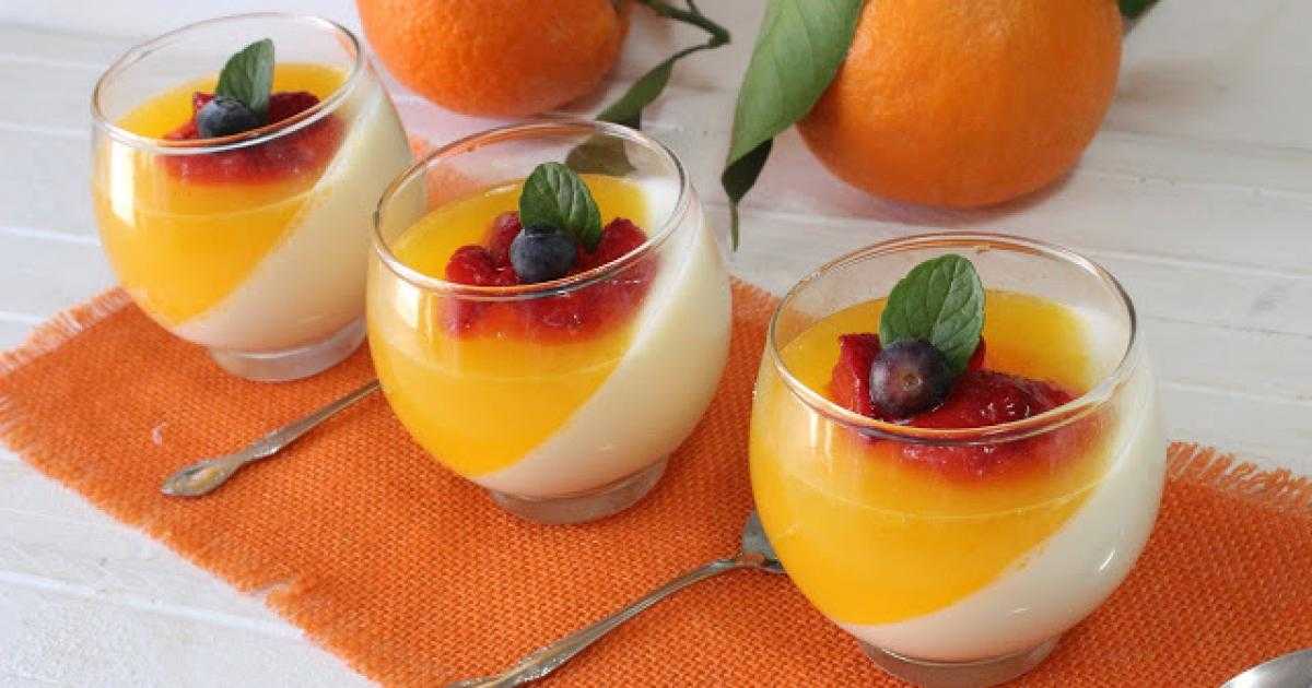 Апельсиновое желе рецепт фото на сайте всё о десертах