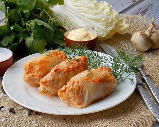 Голубцы овощные постные и вегетарианские без мяса рецепт с фото пошагово - 1000.menu