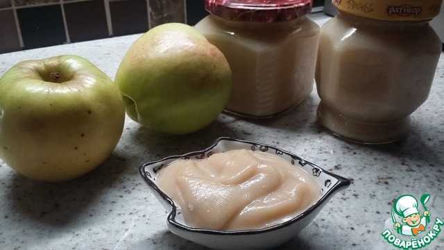 Рецепты яблочное пюре неженка