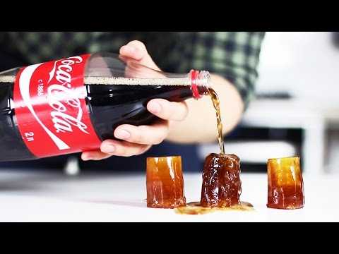 Как сделать желейную "кока-колу". рецепты