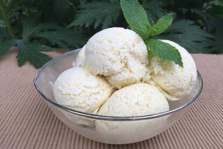 Домашнее ванильное мороженое в блендере