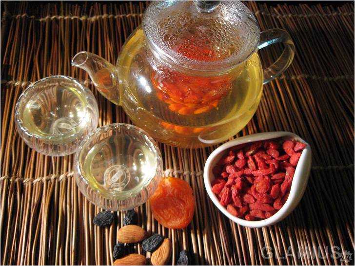 Чай с ягодами годжи: польза и рецепты приготовления