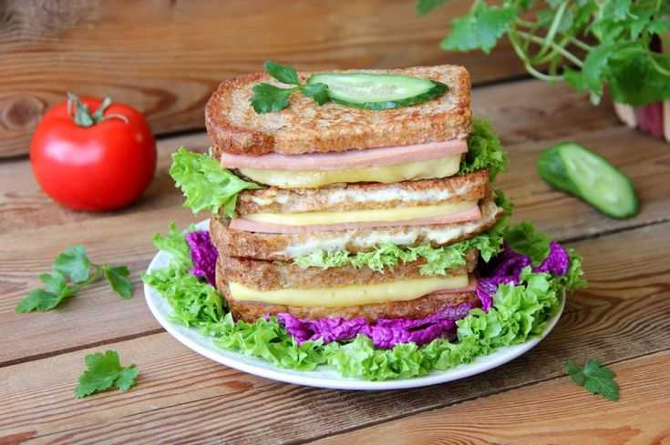 Бутерброд с яйцом и сыром горячий рецепт с фото пошагово - 1000.menu