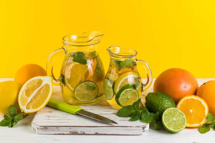 Лимонад из апельсинов с лимонной кислотой