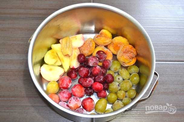 Как сварить компот из замороженных ягод или фруктов