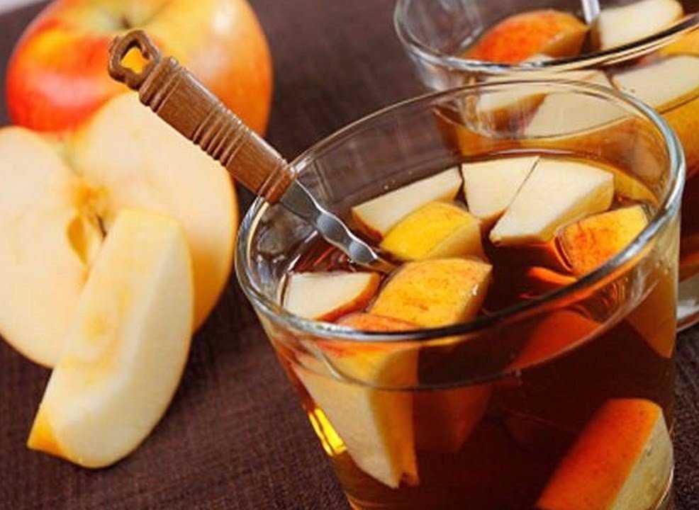 Холодный чай с апельсином