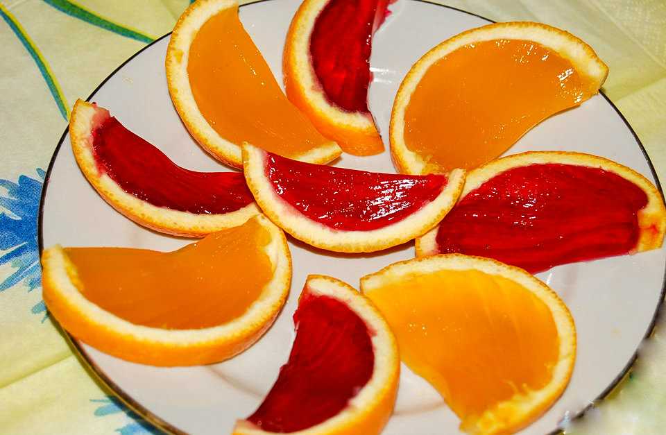 Апельсиновое желе: рецепты с добавлением яблок