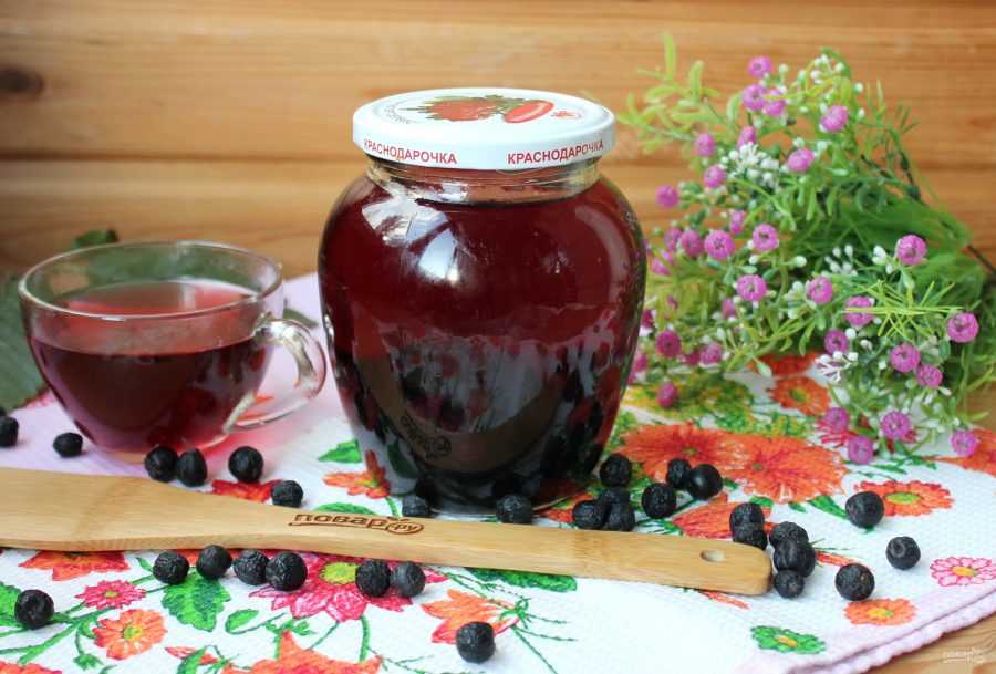 Компот из черноплодной рябины – пошаговый рецепт с фото в домашних условиях, польза напитка из черноплодки
